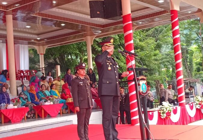  Polres Sibolga Gelar Upacara Hari Bhayangkara Ke-78 Tahun 2024