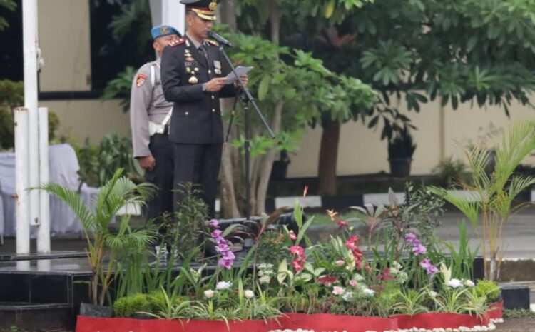  Kapolres Sergai Pimpin Upacara Hari Bhayangkara Ke-78