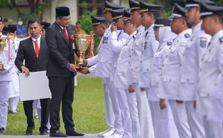  Pimpin Upacara Hut Kota Medan Ke-434, Bobby Nasution Ingin Kota Medan Menjadi Kota Global dan Menjadi Bagian Dari Indonesia Emas 2045