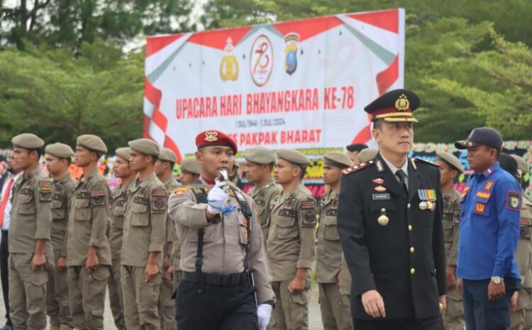  Rayakan Hut Bhayangkara Ke-78, Polres Pakpak Bharat Dukung Percepatan Transformasi Ekonomi Menuju Indonesia Emas