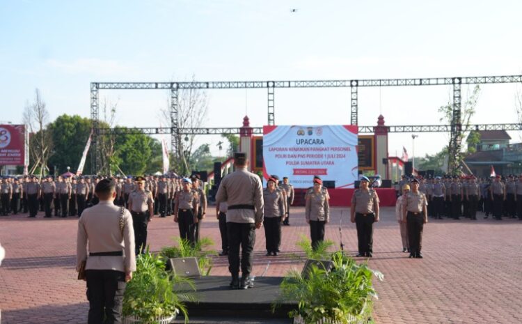  273 Personel Polda Sumut Naik Pangkat, Komjen Pol Agung: Bekerja Lebih Baik!