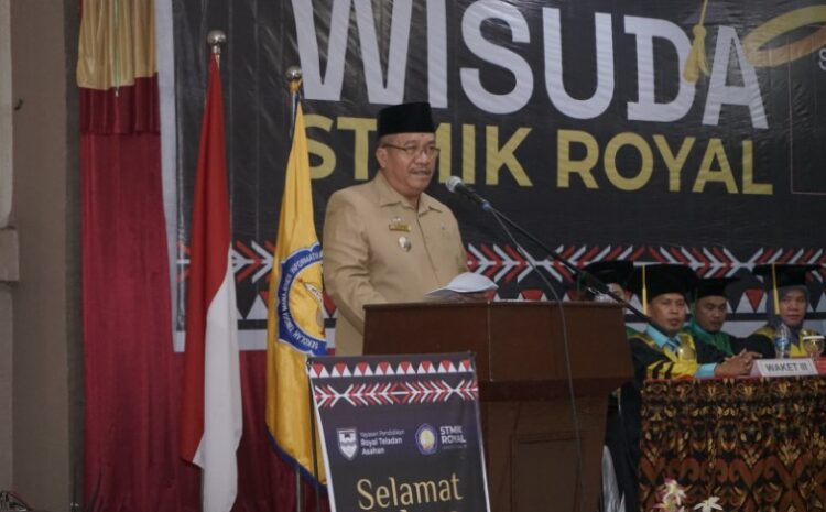  Wabup Asahan Apresiasi Seluruh Wisudawan STMIK Royal Angkatan-13