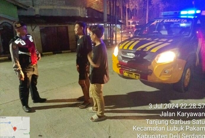  Usai hari Bhayangkara Ke-78, Polresta Deli Serdang Tingkatkan Patroli Blue Light