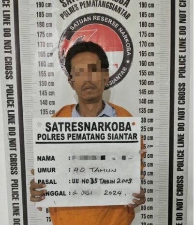  Pemilik Sabu 1,38 Gram Ditangkap Polres Pematang Siantar