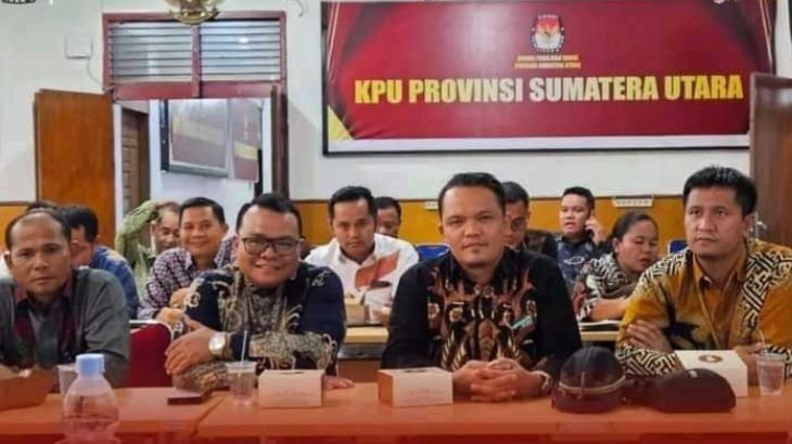  Persiapan Pilkada 2024, Ketua KPU Batubara Ikuti Rakor KPU Provinsi Sumut