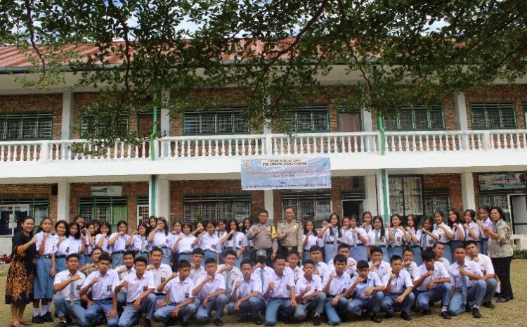  Polsek Bangun Resor Simalungun Adakan Penyuluhan Hukum di SMK ASISI