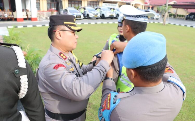  Polres Labuhanbatu Gelar Apel Pasukan Operasi Kepolisian Kewilayahan Patuh Toba 2024