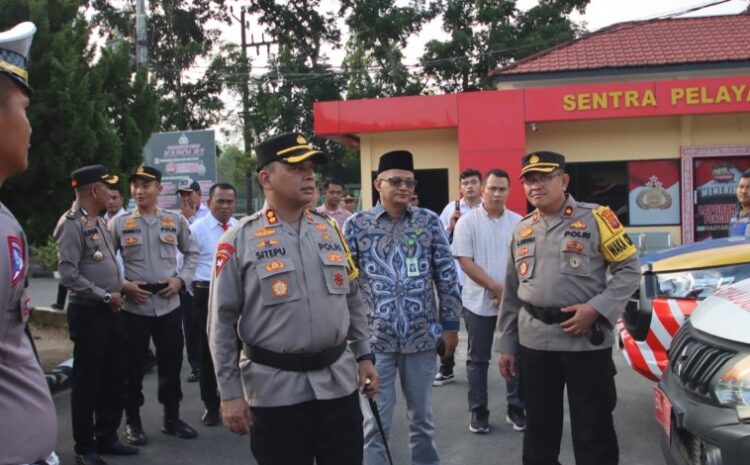  Kapolres Sergai Pimpin Apel Gelar Pasukan Ops Patuh Toba 2024