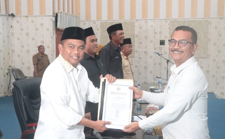  Bupati Sergai Sampaikan Nota Pengantar Ranperda Tahun 2024