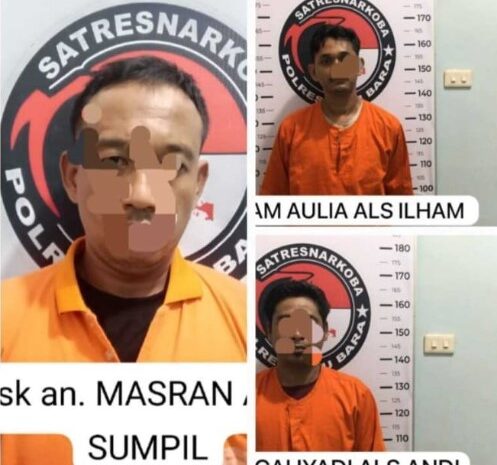 Polres Batubara Bongkar Peredaran Sabu dan Pil Ekstasi, 3 Orang Ditangkap