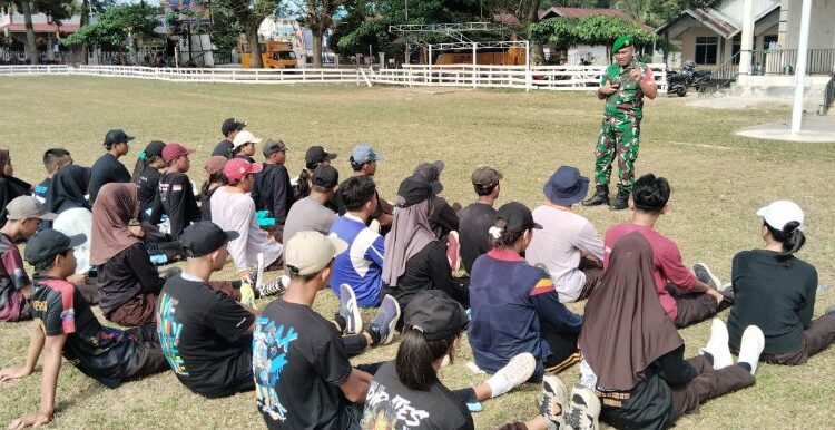  Danramil 1311- 05/Mori Atas Berikan Pengarahan dan Motivasi Kepada Anggota Paskibraka Kabupaten Morowali Utara