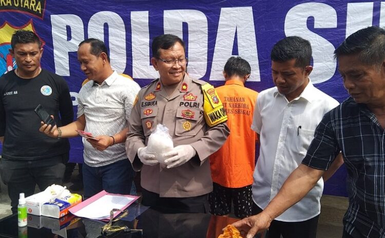  Polres Sergai Gagalkan Peredaran Narkotika Jenis Sabu