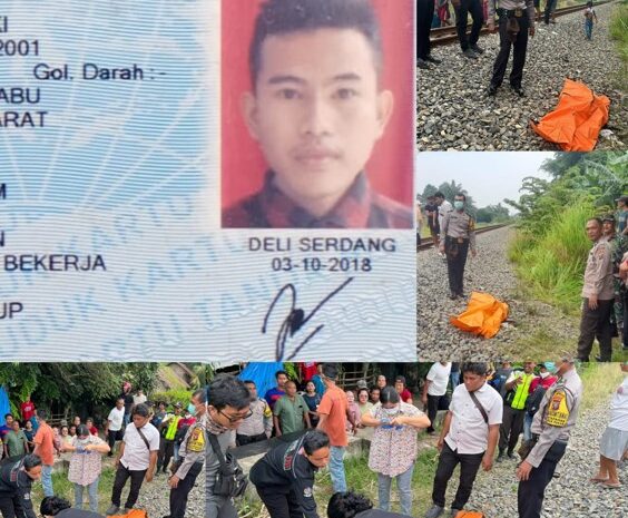  Ini Identitas Korban Tertabrak KA di Deli Serdang