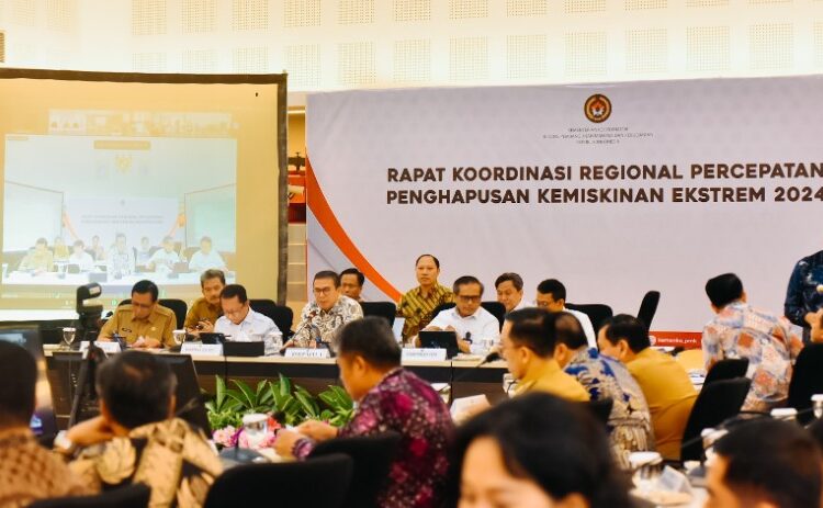  Hadiri Rakor Upaya Percepatan Penghapusan Kemiskinan Ekstrem 2024, Pj Bupati Heri Sampaikan Akan Bersinergi Dengan Perusahaan