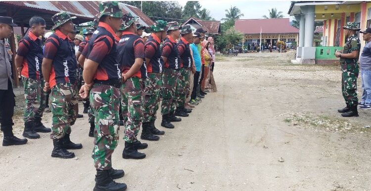  Koramil 1311-05/Mori Atas Dukung Penilaian Kampung Pancasila di Desa Lembontonara