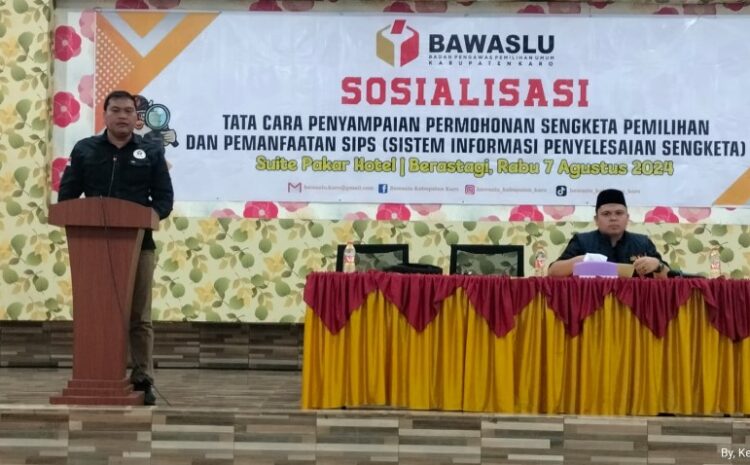  Bawaslu Karo Gelar Sosialisasi Tata Cara Penyampaian Permohonan Sengketa Pemilihan