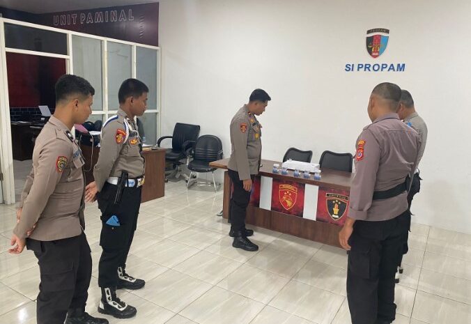  Propam Polres Morowali Laksanakan Ops Gaktibplin