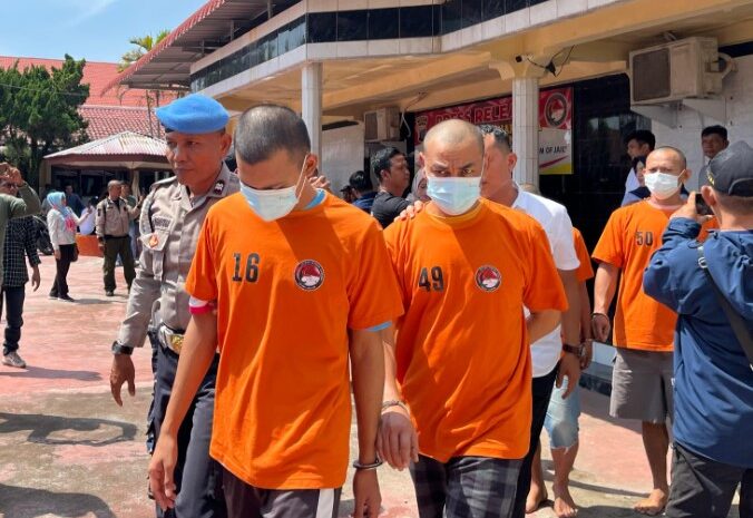  130 Kg Ganja dan 13 Kg Sabu Diamankan Satres Narkoba Polres Asahan