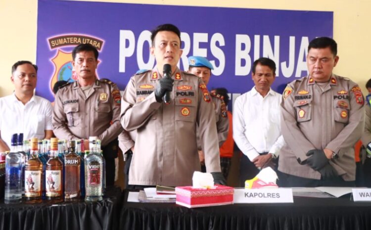  Polres Binjai Rilis Hasil Operasi Patuh Toba 2024 dan Operasi Pekat Toba 2024