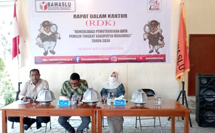  Bawaslu Morowali Gelar RDK Penguatan Kelembagaan Persiapan Pleno Pemutakhiran DPS Tingkat Kabupaten