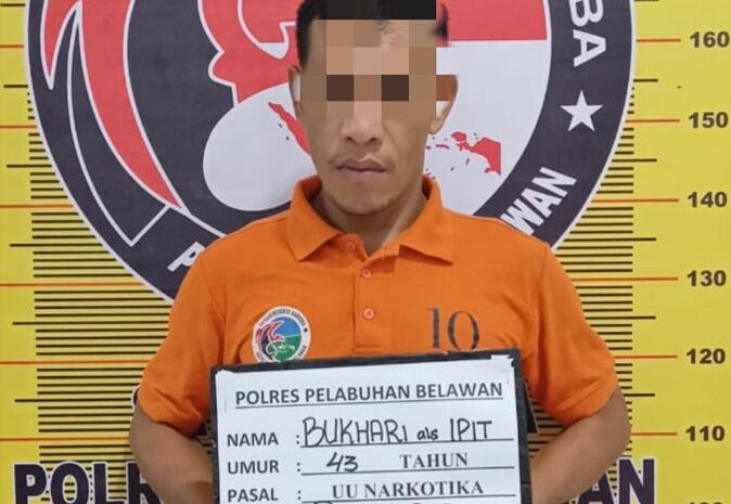  Satnarkoba Polres Pelabuhan Belawan Tangkap Pengedar Narkoba Desa Lama