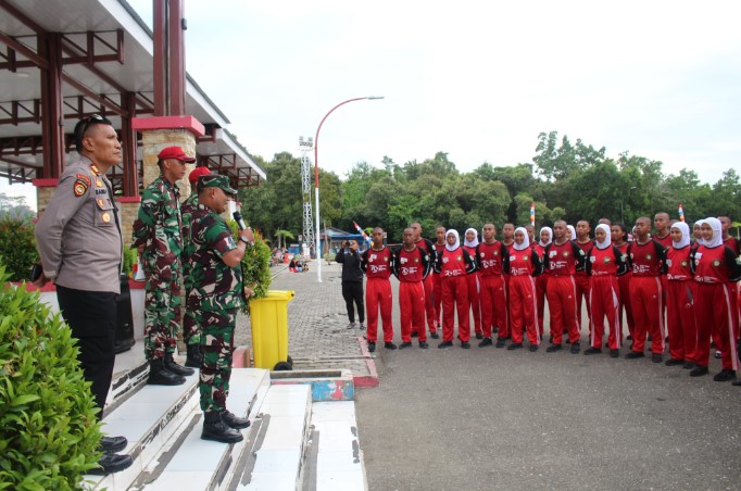  Dandim 1311/Mrw Tinjau Langsung Persiapan Paskibraka Morowali 2024