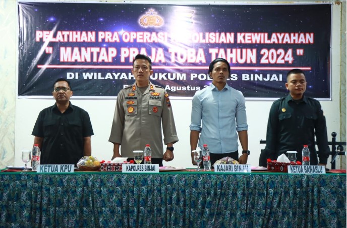  Polres Binjai Kumpulkan Personil Datangi Hotel Graha Kardopa Binja