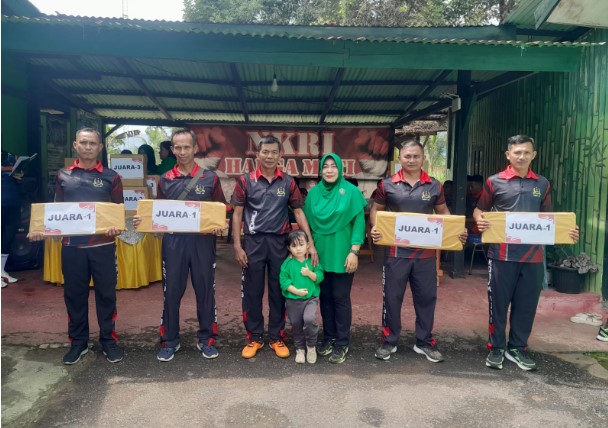  Menyosong Hut RI Ke-79, Koramil 1311-04/Lembo Gelar Lomba Antar Anggota dan Ibu Persit