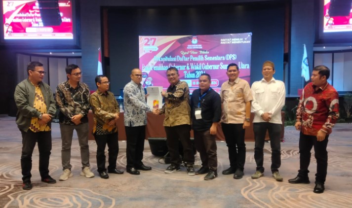  KPU Provinsi Sumut Tetapkan DPS di Pilkada Serentak 2024 Jadi 10,813,825 Pemilih