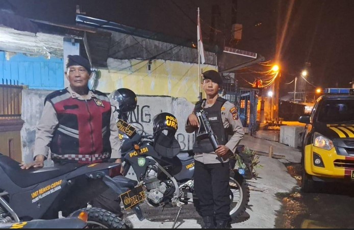  Polres Pelabuhan Belawan dan Polsek Jajaran Gelar Patroli Skala Besar di Malam Minggu