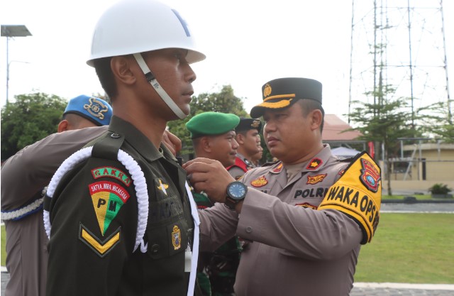  Polres Batubara Laksanakan Apel Gelar Pasukan Ops Mantap Praja Toba 2024