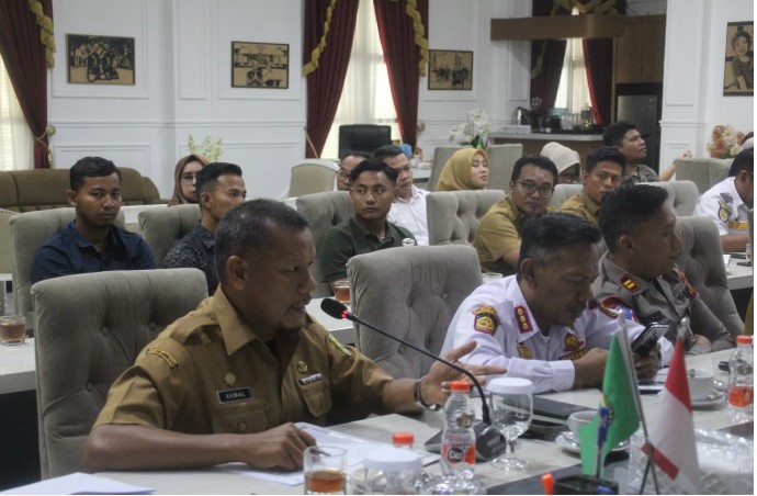  Siap Sukseskan Kirab Api PON XXI Sumut-Aceh, Pemkab Sergai Gelar Rakor