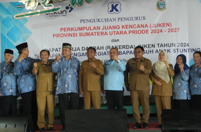  Pengukuhan Juken Sumut dan Rakerda 2024: Komitmen Bersama Turunkan Stunting