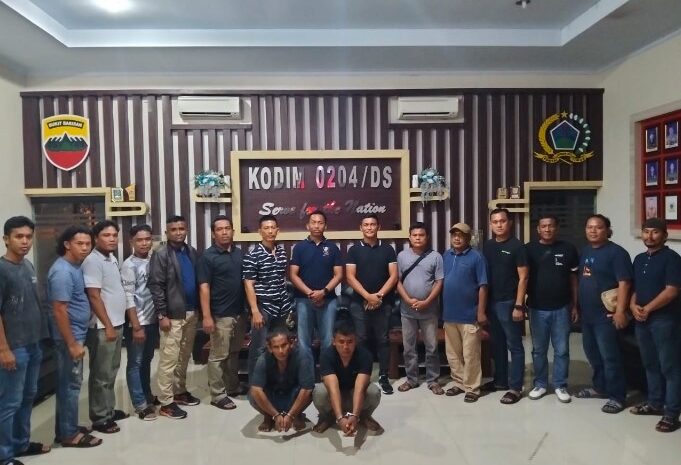  Kodim 0204/DS Berhasil Ringkus 2 Bandar Sabu di Dolok Masihul