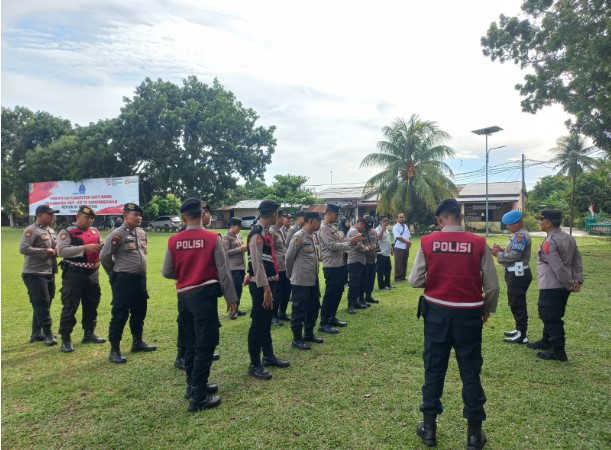  Jelang Pendaftaran Pasangan Bupati dan Wakil Bupati Batubara, Polres Batubara Perketat Pengamanan di KPU