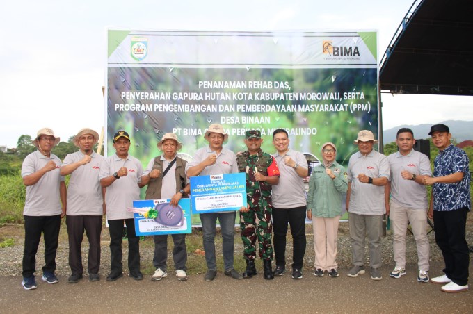  Pj Bupati dan Dandim 1311/Morowali Apresiasi Rehabilitasi DAS dan Penanaman Pohon PT Bima Cakra Perkasa Mineralindo