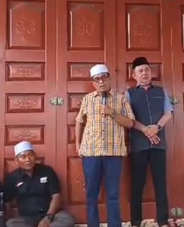  Ratusan Masyarakat Hadiri Syukuran dan Doa Bersama Bakal Calon Wakil Bupati Labusel Drs H Naga Parlaungan Lubis