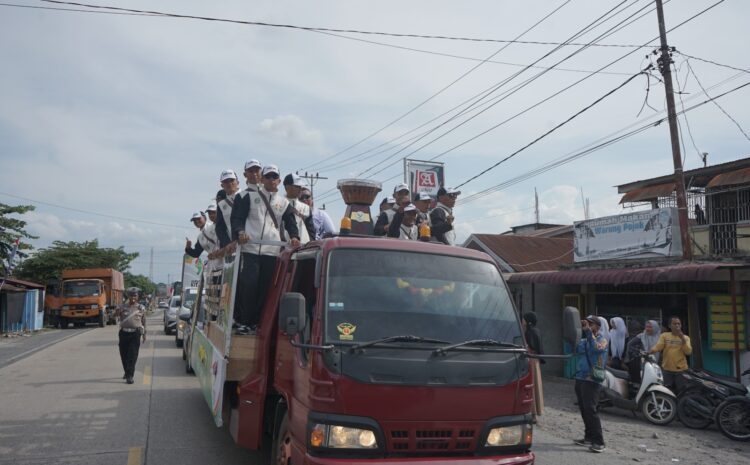  Ir Oktoni Asisten Perekonomian Sambut Kirab Api PON XXI Aceh-Sumut