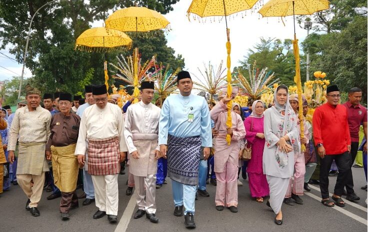  Drumband Islami dan Parade Bunga Bale Meriahkan Peringatan Maulid Nabi Muhammad SAW Yang Digelar Pemko Medan