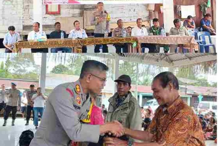  Kapolres Dairi Jalin Silaturahmi ke Masyarakat Desa Huta Gambir