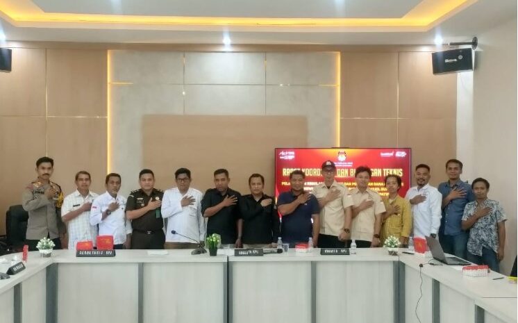  KPU Morowali Gelar Rapat Koordinasi dan Bimtek Regulasi Kampanye Serta Pelaporan Dana Kampanye