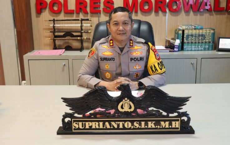  Kapolres Morowali Sampaikan Imbauan Jelang Pengundian Nomor Urut Paslon Bupati dan Wakil Bupati