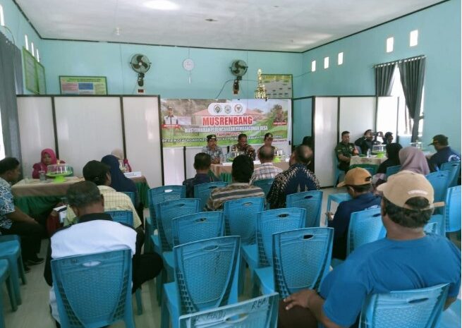  Babinsa Koramil 1311-07/Menui Kepulauan Hadiri Musrenbang Tingkat Desa Kofalagadi