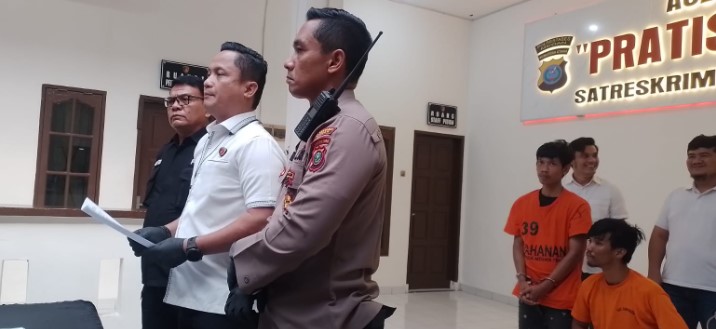  Tim Gabungan Sat Reskrim Polrestabes Medan Amankan 2 Pelaku Curas di Jalan Cemara