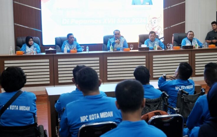  Plt Wali Kota Medan Janjikan Bekerja di Pemko Medan Bagi Atlet NPC Kota Medan Yang Berprestasi