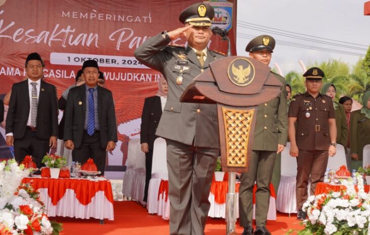  Dandim 1311/Morowali Pimpin Upacara Peringatan Hari Kesaktian Pancasila Tingkat Kabupaten Morowali