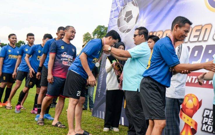  Dambaan Apresiasi atas Runner-Up Tim Sergai Dalam Turnamen Sepakbola Korpri 2024