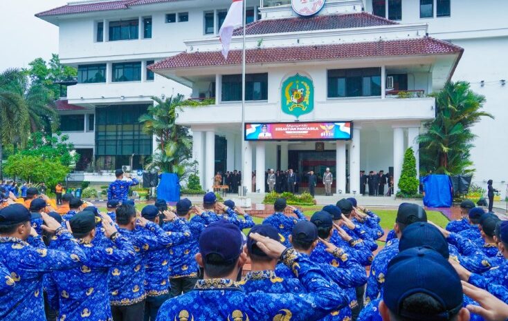  Plt Wali Kota Pimpin Upacara Peringatan Hari Kesaktian Pancasila di Balai Kota Medan