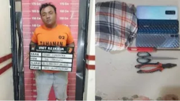  Dua Timah Panas Tembus Kaki Pelaku Pembobol Toko Ponsel di Plaza Medan Fair