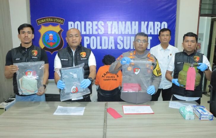  Polres Tanah Karo Ungkap Kasus Pencurian di Dua Sekolah